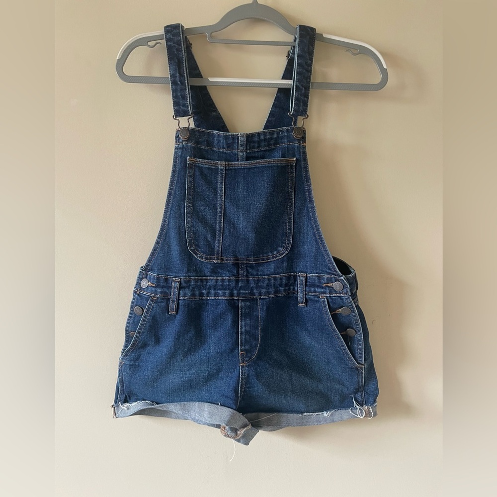 Old Navy Dark Blue Denim Overalls